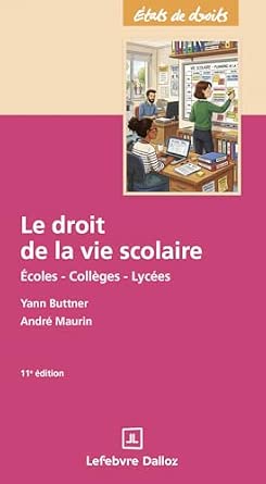 Couverture : Le droit de la vie scolaire, Dalloz